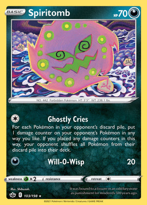 0103 Spiritomb Rare Chilling Reign