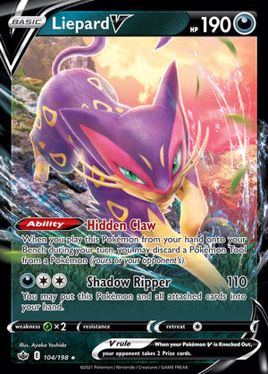 0104 Liepard Ultra Rare Chilling Reign