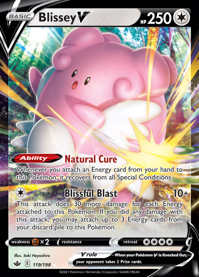 Blissey #119/198 Ultra Rare - Chilling Reign Pokemon card