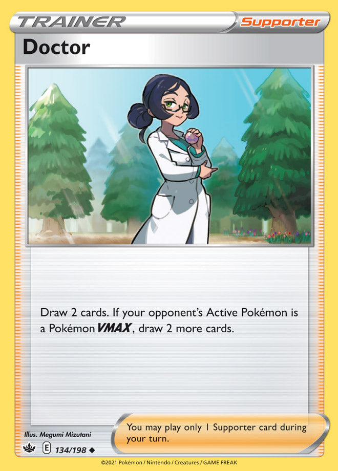 Doctor #134/198 Uncommon - Chilling Reign Pokemon card