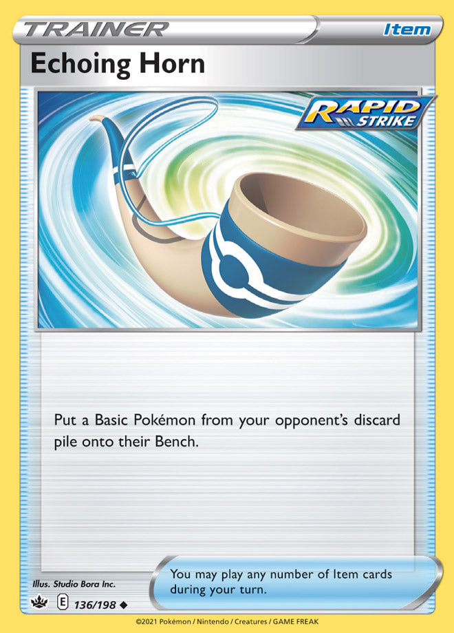 0136 Echoing Horn Uncommon Chilling Reign