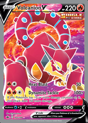 0162 Volcanion Ultra Rare Chilling Reign