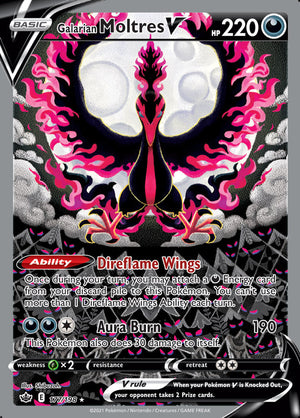 0177 Moltres Ultra Rare Chilling Reign