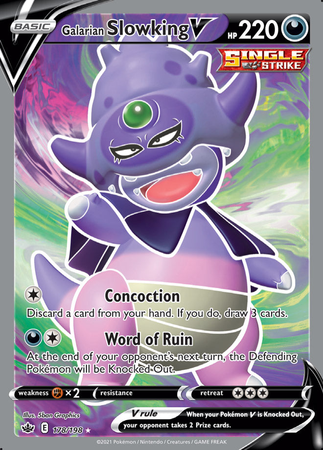 Slowking #178/198 Ultra Rare - Chilling Reign Pokemon card