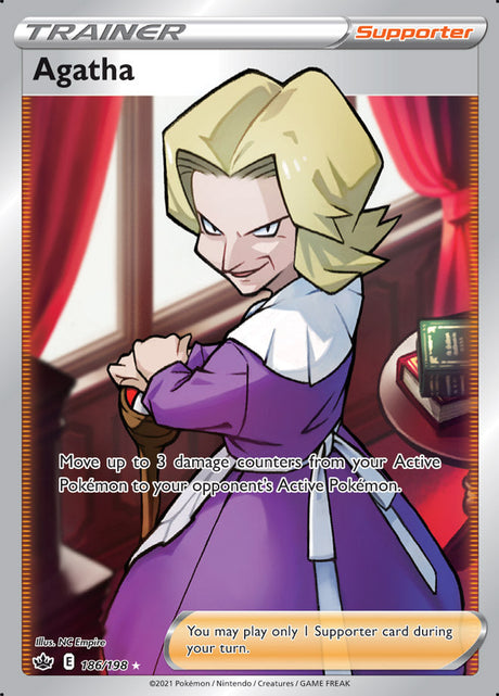 Pokemon Chilling Reign Agatha #186