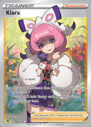 0194 Klara Ultra Rare Chilling Reign