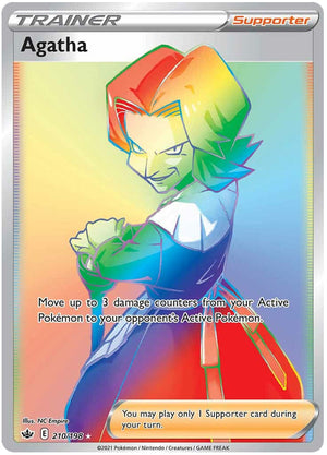 0210 Agatha Secret Rare Chilling Reign