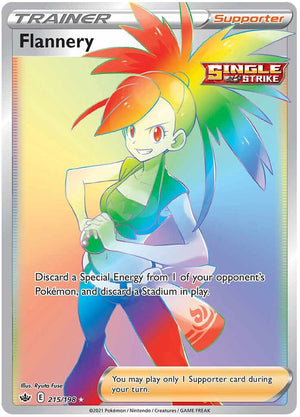 0215 Flannery Secret Rare Chilling Reign