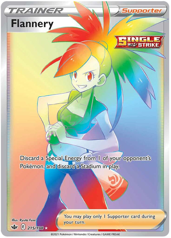 0215 Flannery Secret Rare Chilling Reign