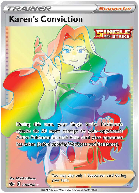0216 Karen Secret Rare Chilling Reign