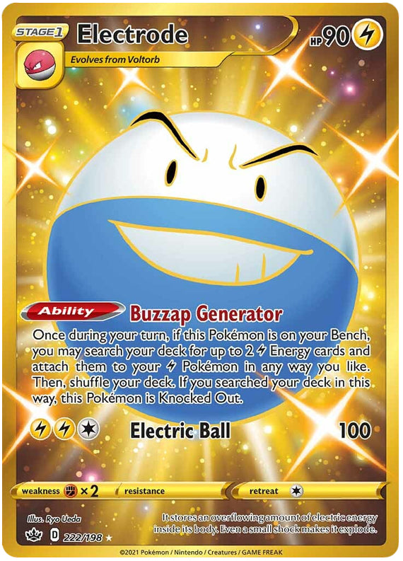 Pokemon Chilling Reign Electrode #222