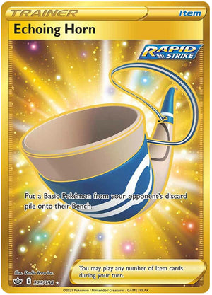 0225 Echoing Horn Secret Rare Chilling Reign