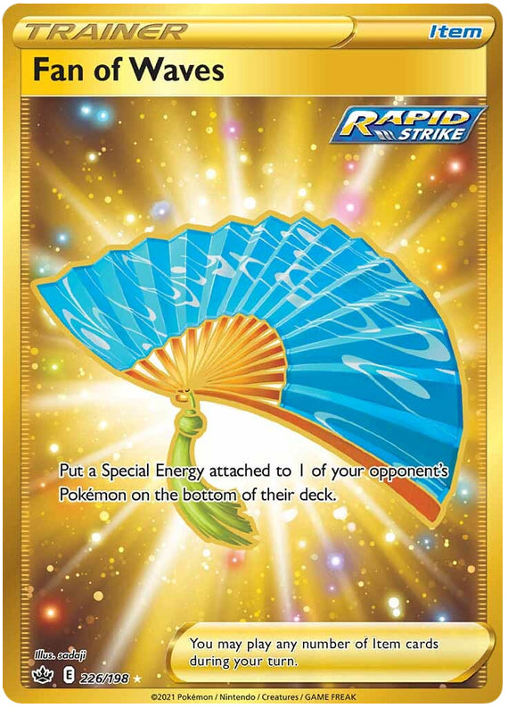 0226 Fan of Waves Secret Rare Chilling Reign