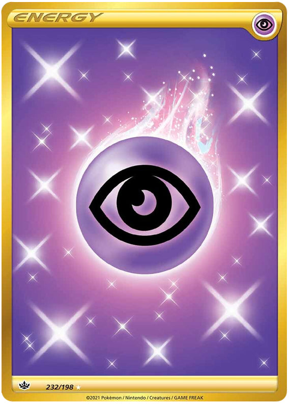Psychic Energy #232/198 Secret Rare - Chilling Reign Pokemon card