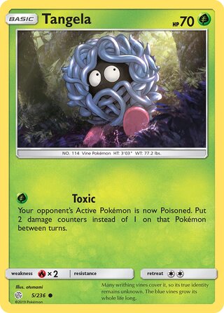 Pokemon Cosmic Eclipse Tangela #5