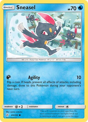 0043 Sneasel Common Cosmic Eclipse