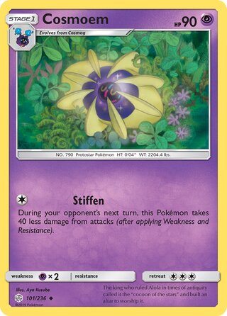 Cosmoem #101/236 Uncommon - Cosmic Eclipse Pokemon card
