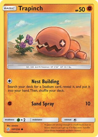 0107 Trapinch Common Cosmic Eclipse