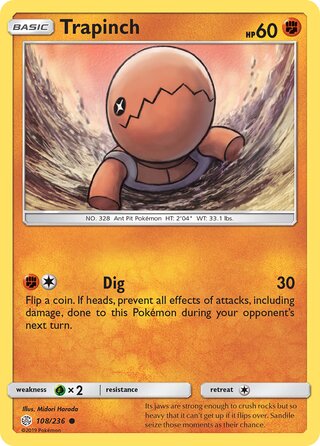 0108 Trapinch Common Cosmic Eclipse