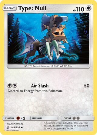 Pokemon Cosmic Eclipse Type: Null #183