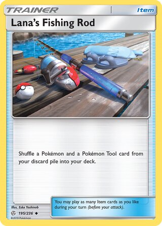 Lana #195/236 Uncommon - Cosmic Eclipse Pokemon card