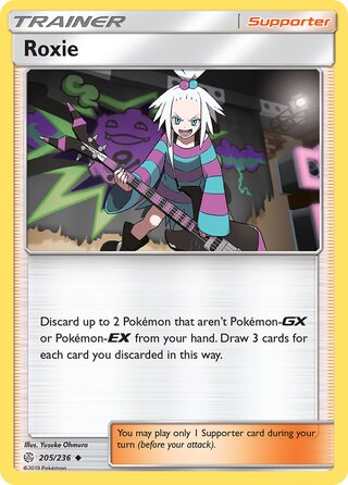 Pokemon Cosmic Eclipse Roxie #205