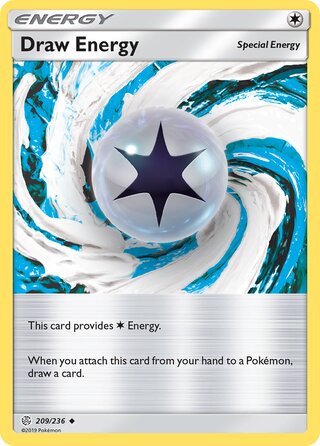 Pokemon Cosmic Eclipse Draw Energy #209