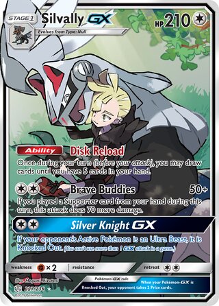 Pokemon Cosmic Eclipse Silvally GX #227