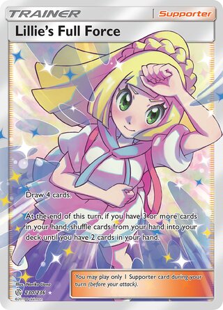 Pokemon Cosmic Eclipse Lillie's Full Force #230