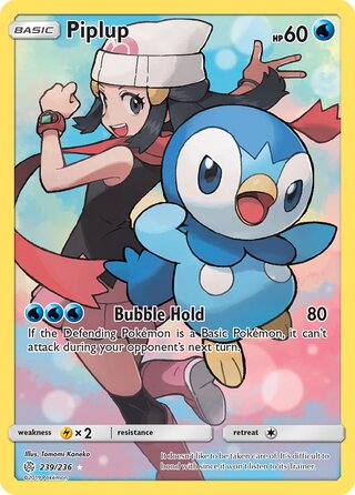 Pokemon Cosmic Eclipse Piplup #239