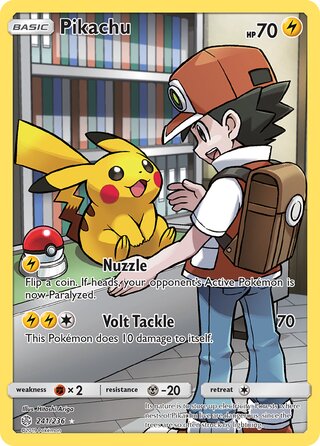 0241 Pikachu Secret Rare Cosmic Eclipse