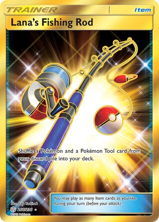 Pokemon Cosmic Eclipse Lana's Fishing Rod #266