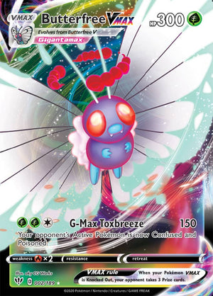 0002 Butterfree Ultra Rare Darkness Ablaze