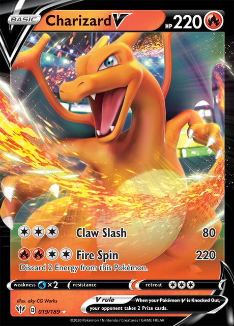 Pokemon Darkness Ablaze Charizard V #19