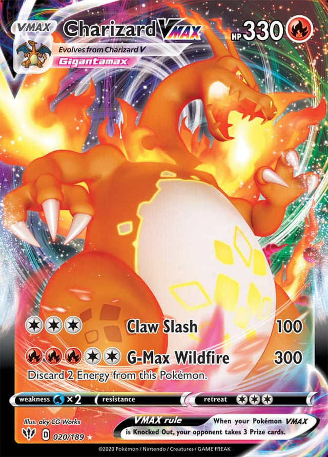 Pokemon Darkness Ablaze Charizard VMAX #20