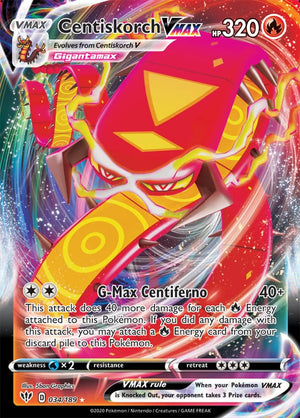 0034 Centiskorch Ultra Rare Darkness Ablaze