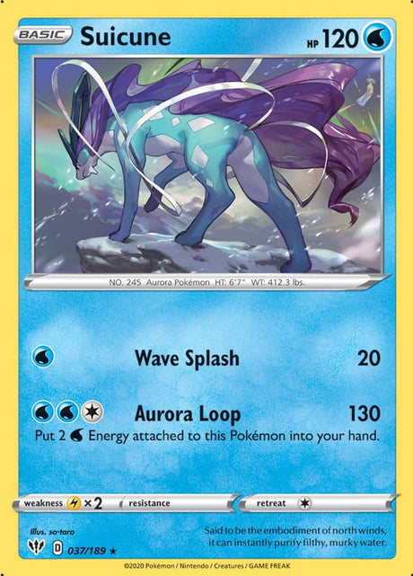 Pokemon Darkness Ablaze Suicune #37