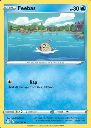 0038 Feebas Common Darkness Ablaze