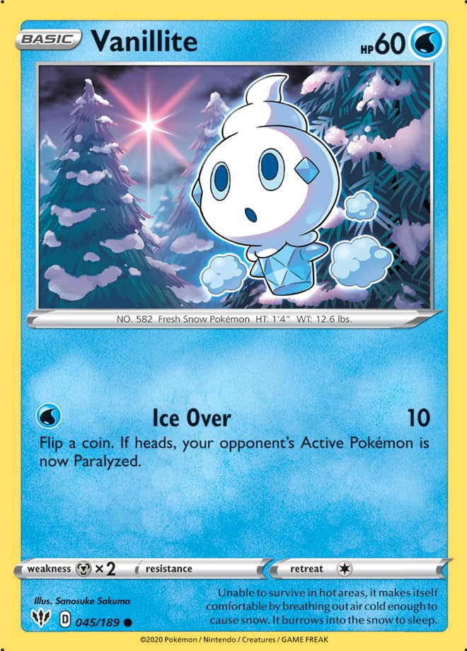 0045 Vanillite Common Darkness Ablaze