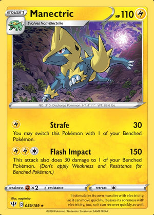 0059 Manectric Rare Darkness Ablaze