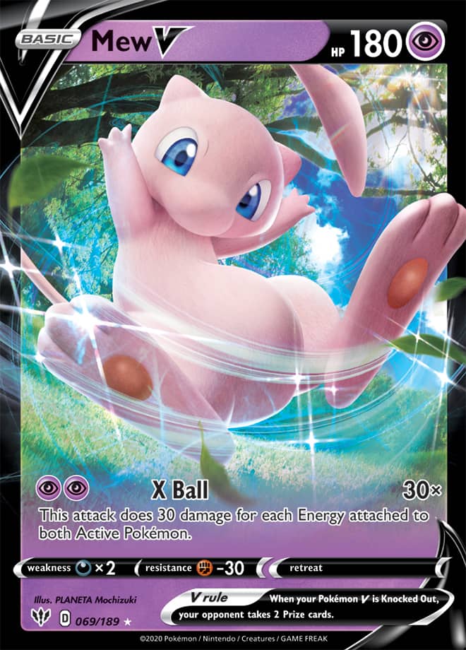 Mew #69/189 Ultra Rare - Darkness Ablaze Pokemon card