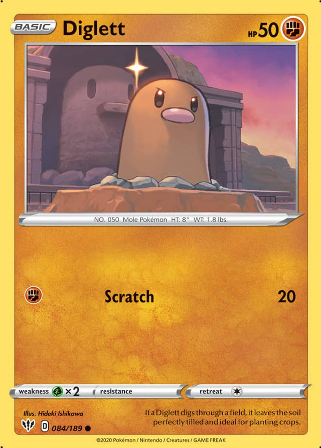 Pokemon Darkness Ablaze Diglett #84