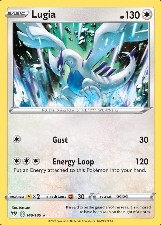 Pokemon Darkness Ablaze Lugia #140