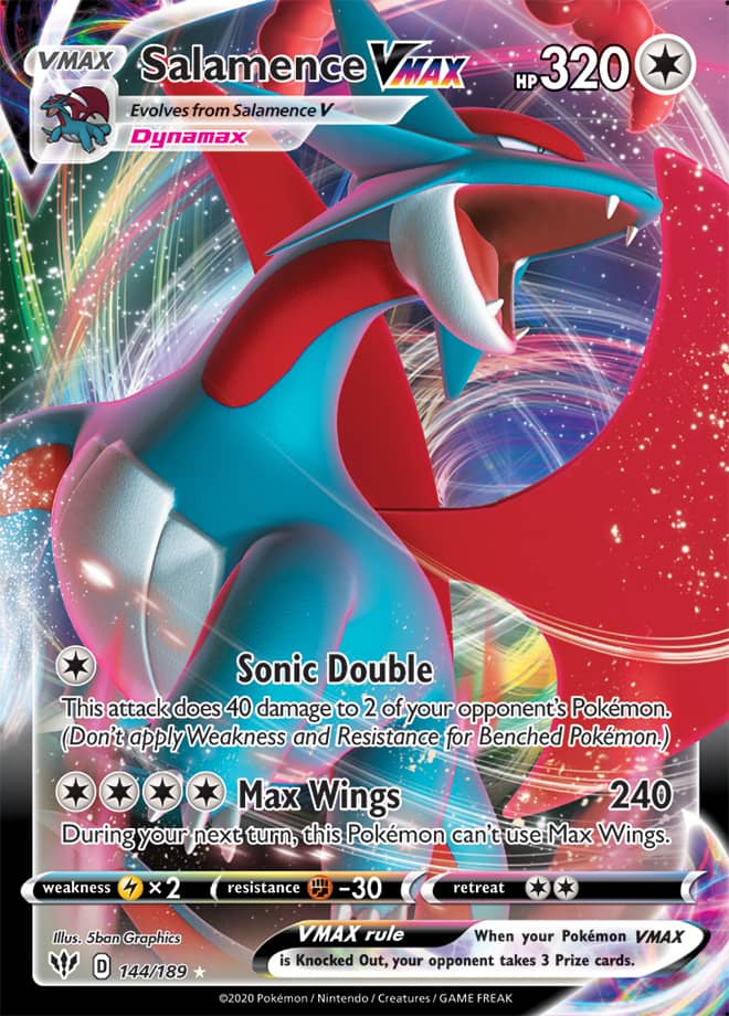 Salamence #144/189 Ultra Rare - Darkness Ablaze Pokemon card