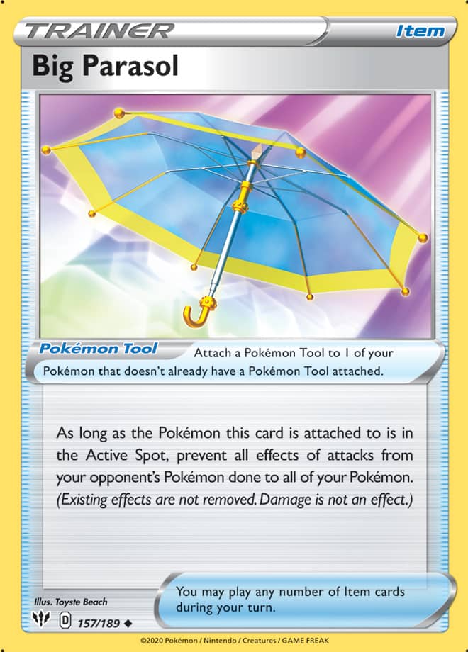 Big Parasol #157/189 Uncommon - Darkness Ablaze Pokemon card
