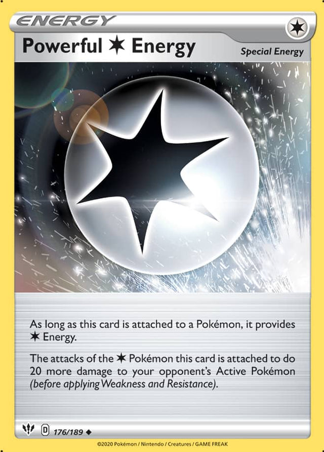 Pokemon Darkness Ablaze Powerful Energy #176