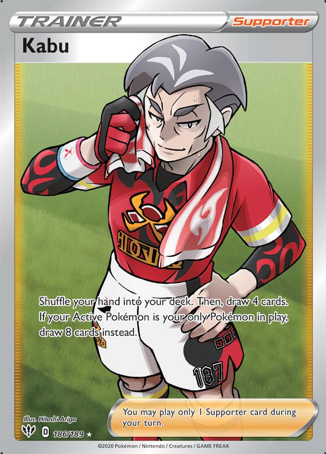 0186 Kabu Ultra Rare Darkness Ablaze