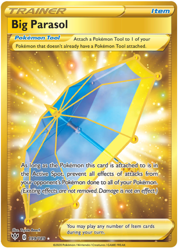 Pokemon Darkness Ablaze Big Parasol #199