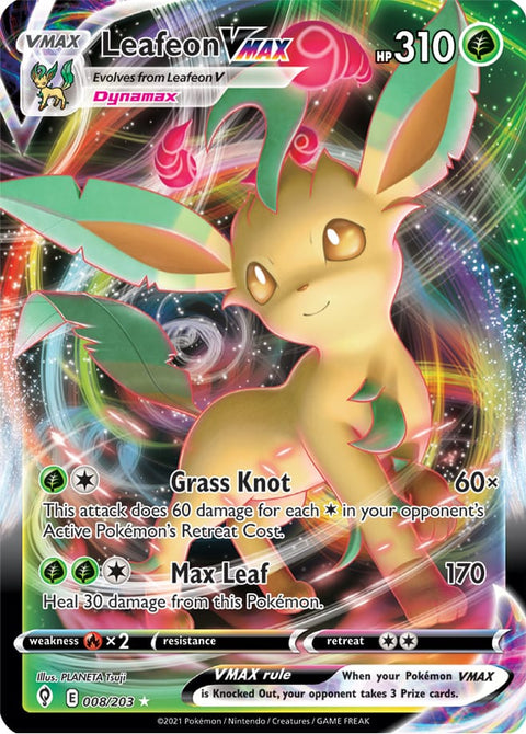 0008 Leafeon Ultra Rare Evolving Skies