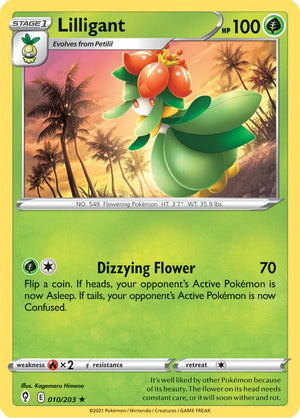 0010 Lilligant Rare Evolving Skies
